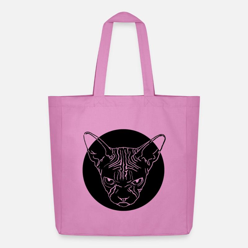 Sphinx Head - Midweight Recycled Tote Bag by Stanley/Stella - pink