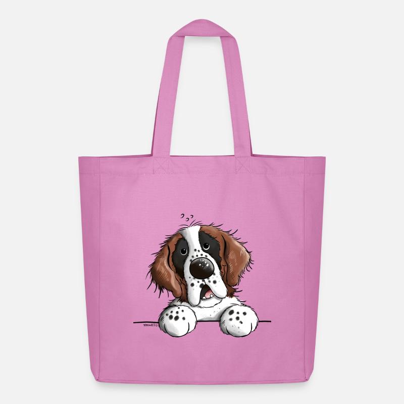 Mignon Saint Bernard - Tote bag Stanley/Stella Midweight recyclé - rose