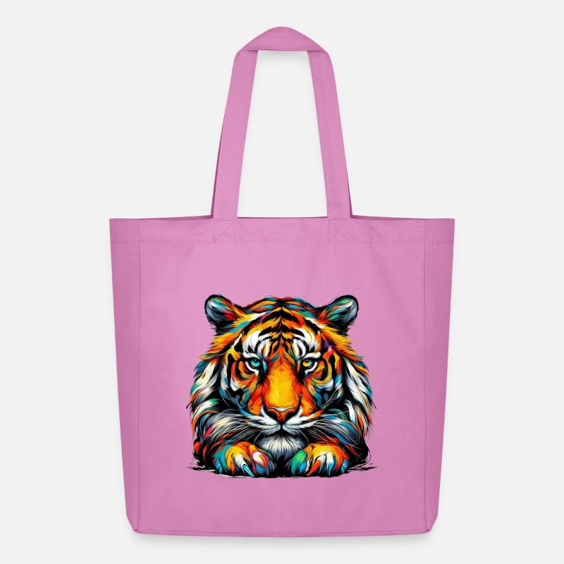Tiger - Midweight recycelter Stoffbeutel von Stanley/Stella - Pink