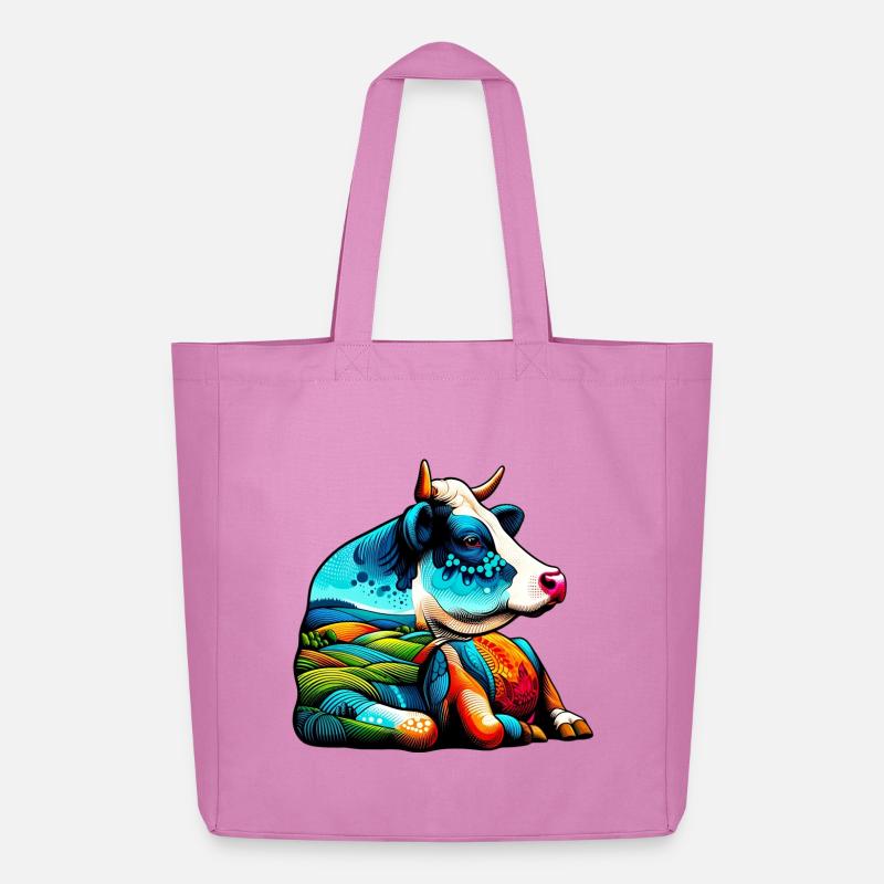 Kuh - Midweight recycelter Stoffbeutel von Stanley/Stella - Pink