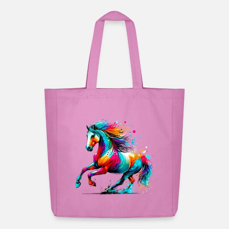 Pferd - Midweight recycelter Stoffbeutel von Stanley/Stella - Pink