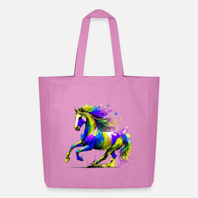 Pferd - Midweight recycelter Stoffbeutel von Stanley/Stella - Pink