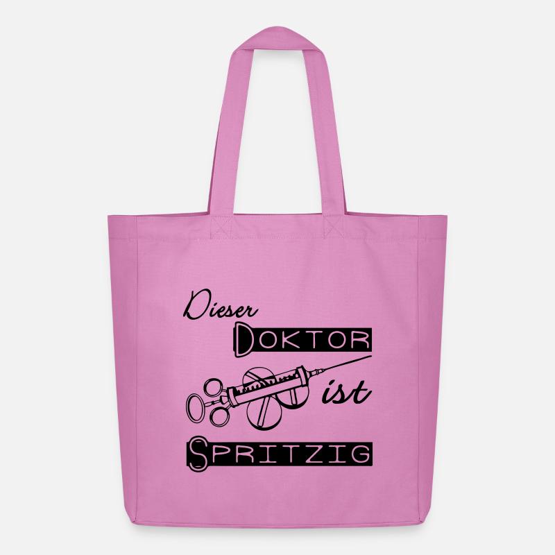 Doktor Spritzig Geschenk - Midweight recycelter Stoffbeutel von Stanley/Stella - Pink