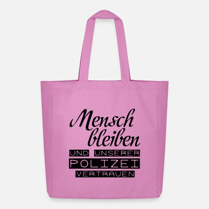 Der Polizei vertrauen Geschenk - Midweight recycelter Stoffbeutel von Stanley/Stella - Pink