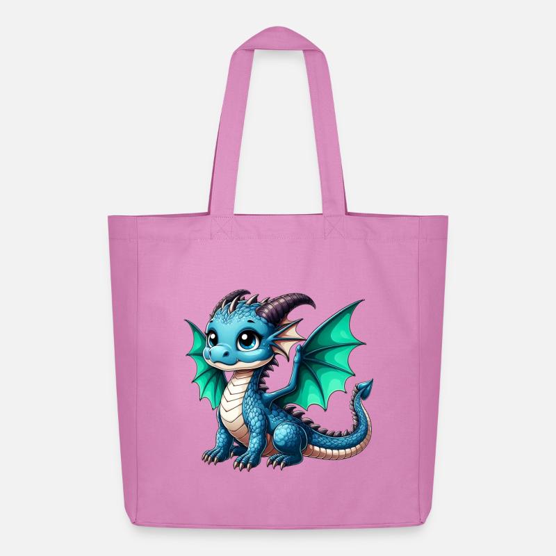 Drache - Midweight recycelter Stoffbeutel von Stanley/Stella - Pink