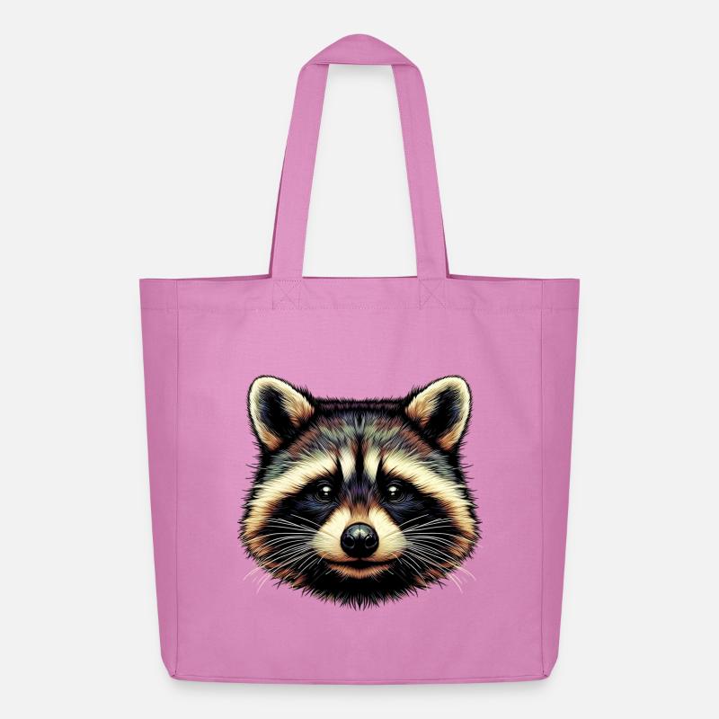 Waschbär - Midweight recycelter Stoffbeutel von Stanley/Stella - Pink