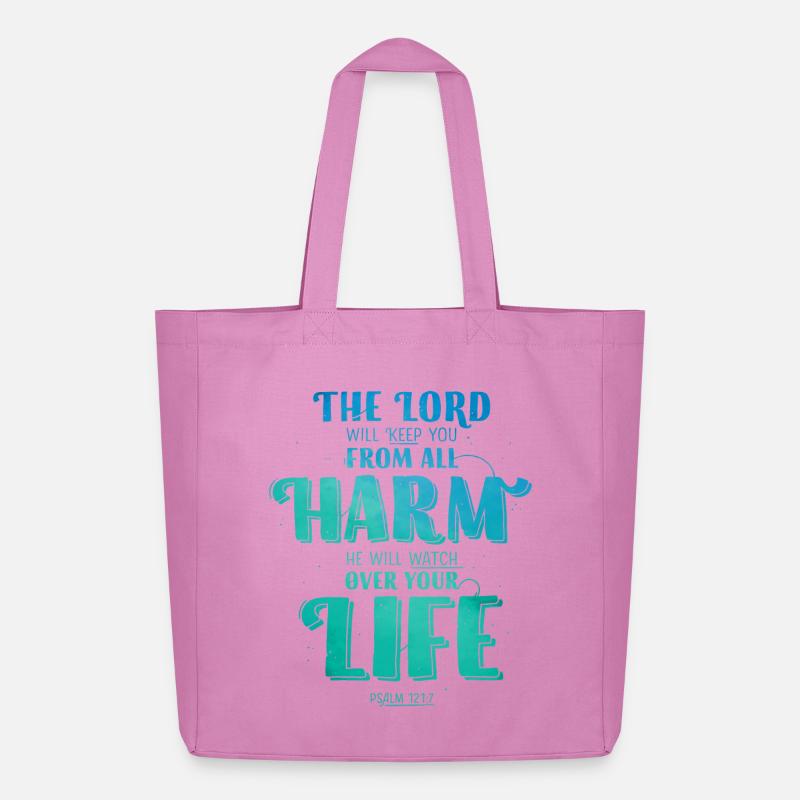 The Lord will keep you from all harm - Midweight recycelter Stoffbeutel von Stanley/Stella - Pink