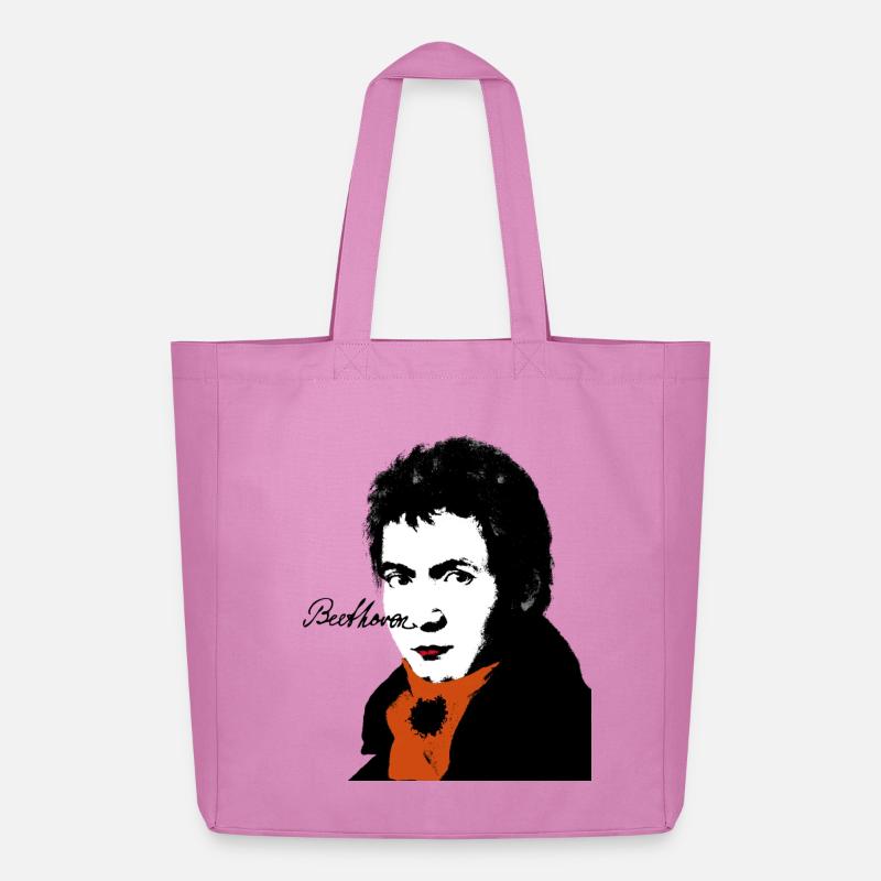 Beethoven - Midweight recycelter Stoffbeutel von Stanley/Stella - Pink