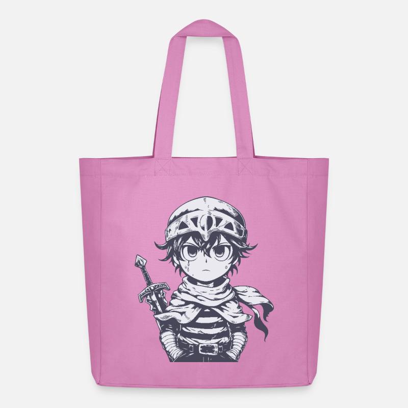 Petit chevalier de la forêt avec épée - Tote bag Stanley/Stella Midweight recyclé - rose
