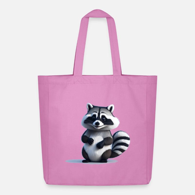 Waschbär - Midweight recycelter Stoffbeutel von Stanley/Stella - Pink