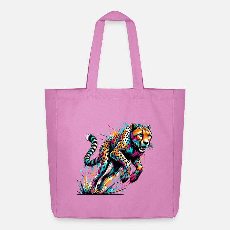 Gepard - Midweight recycelter Stoffbeutel von Stanley/Stella - Pink