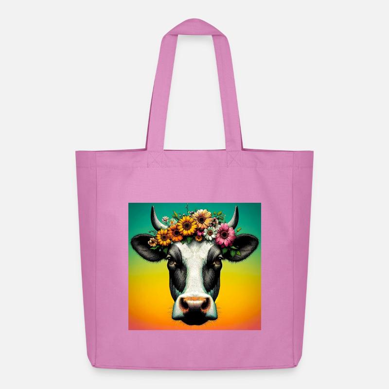 Kuh - Midweight recycelter Stoffbeutel von Stanley/Stella - Pink