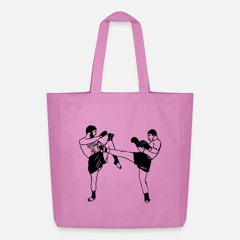 Kickboxen - Midweight recycelter Stoffbeutel von Stanley/Stella - Pink