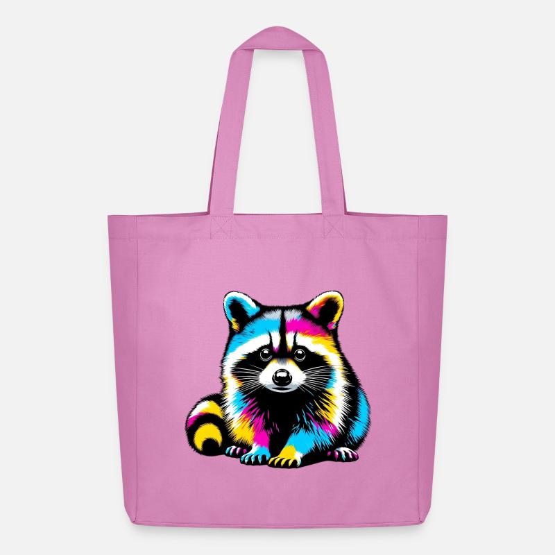 Waschbär - Midweight recycelter Stoffbeutel von Stanley/Stella - Pink