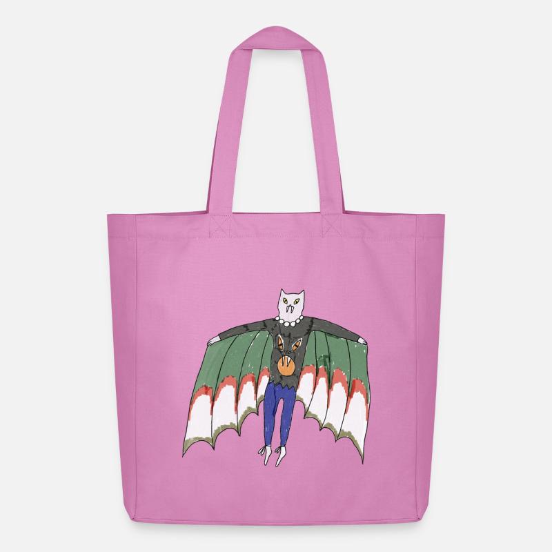 Vampire Cat - Midweight recycelter Stoffbeutel von Stanley/Stella - Pink