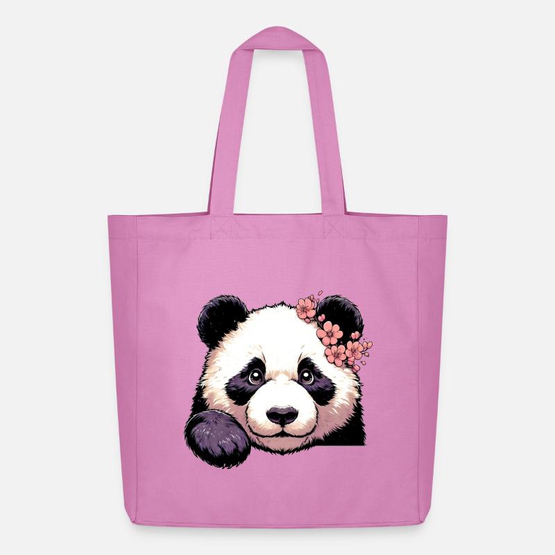 Panda - Midweight recycelter Stoffbeutel von Stanley/Stella - Pink