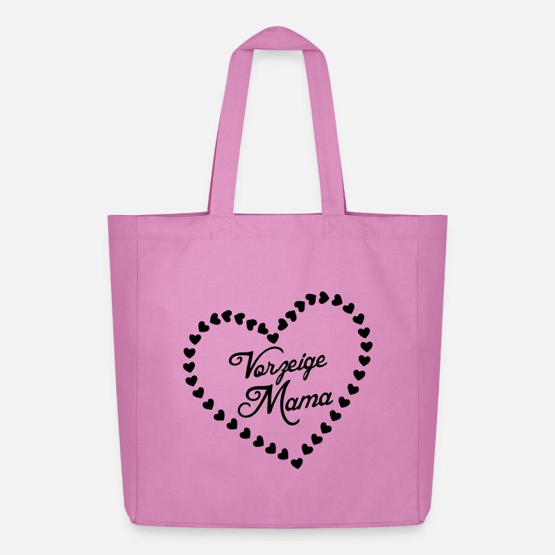 Vorzeigemama Mutter Muttertag Liebe Geschenk - Midweight recycelter Stoffbeutel von Stanley/Stella - Pink