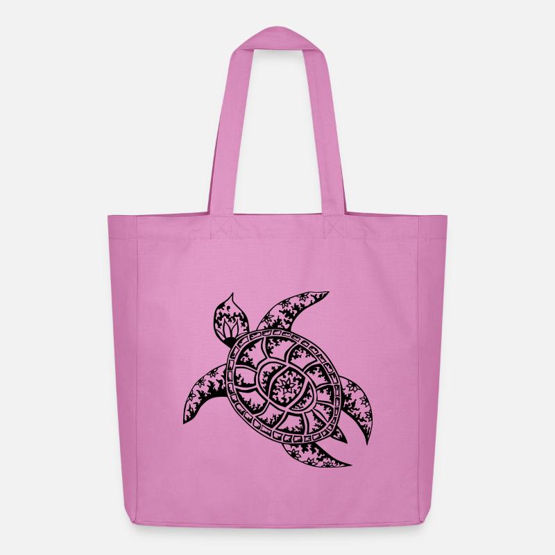 Schildkröte - Midweight recycelter Stoffbeutel von Stanley/Stella - Pink