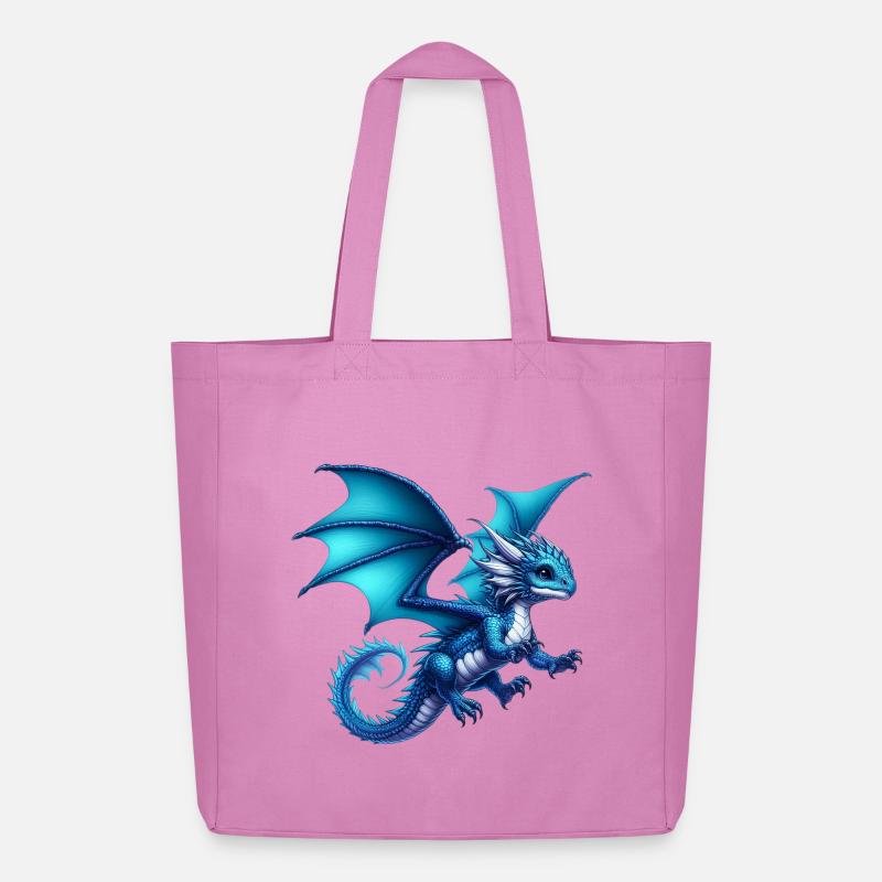 Drache - Midweight recycelter Stoffbeutel von Stanley/Stella - Pink