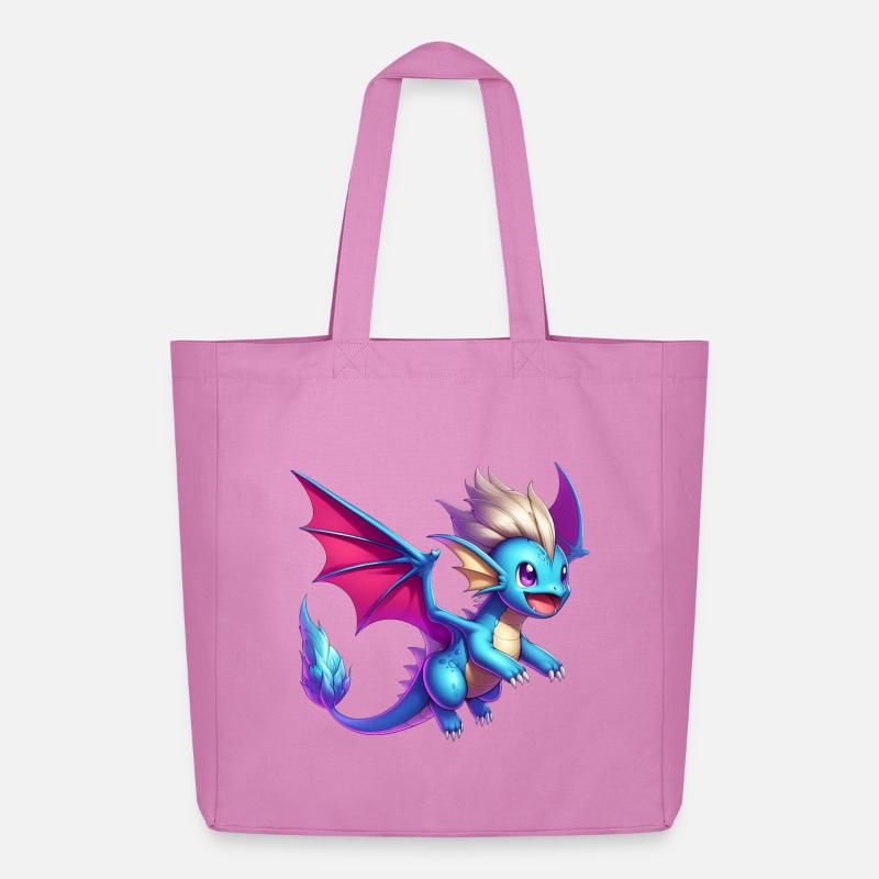 Drache - Midweight recycelter Stoffbeutel von Stanley/Stella - Pink