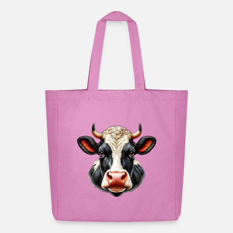 Kuh - Midweight recycelter Stoffbeutel von Stanley/Stella - Pink