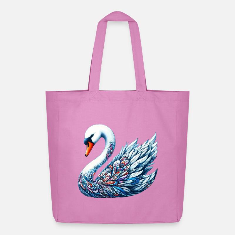 Schwan - Midweight recycelter Stoffbeutel von Stanley/Stella - Pink
