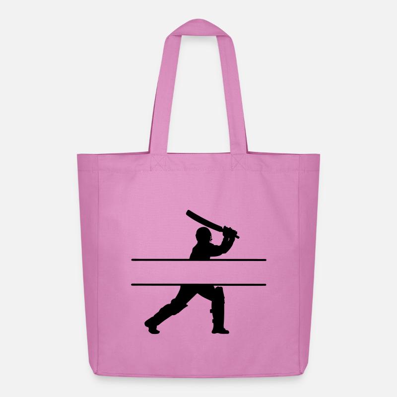 Cricket Eigenname Banner - Midweight recycelter Stoffbeutel von Stanley/Stella - Pink