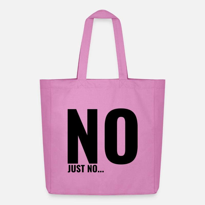 Nein, einfach nein - Midweight recycelter Stoffbeutel von Stanley/Stella - Pink