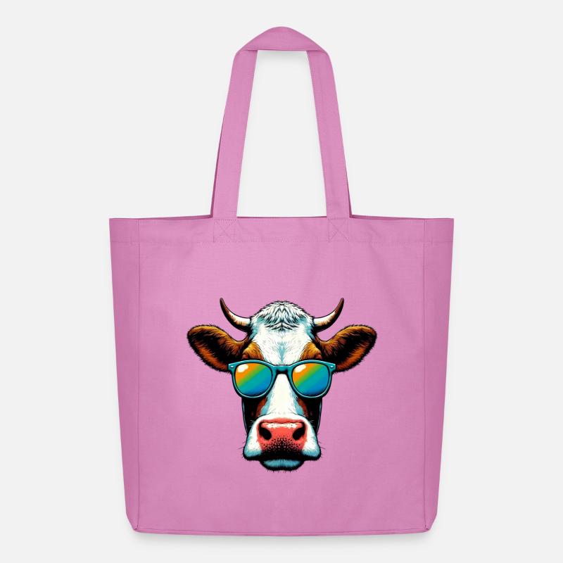 Kuh - Midweight recycelter Stoffbeutel von Stanley/Stella - Pink