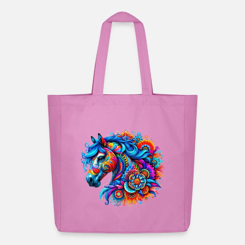 Pferd - Midweight recycelter Stoffbeutel von Stanley/Stella - Pink