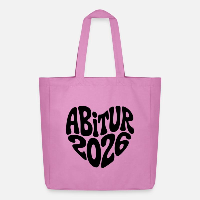 Abitur 2026 - Midweight recycelter Stoffbeutel von Stanley/Stella - Pink