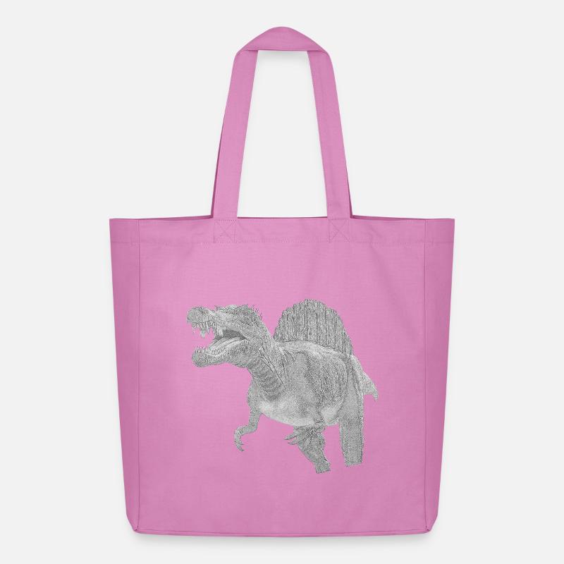Spinosaurus - Midweight recycelter Stoffbeutel von Stanley/Stella - Pink
