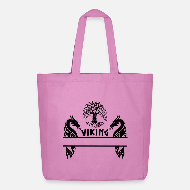 Wikinger-Namensschild Yggdrasil Wikinger - Midweight recycelter Stoffbeutel von Stanley/Stella - Pink