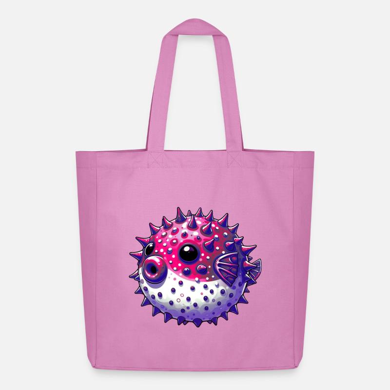 Kugelfisch - Midweight recycelter Stoffbeutel von Stanley/Stella - Pink