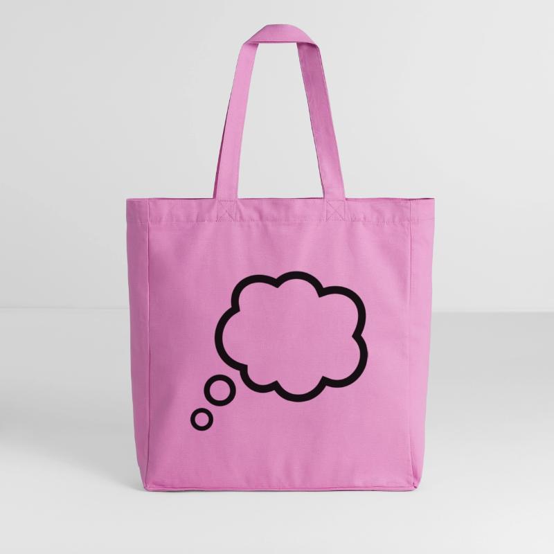 Thinking Bubble Comic Thought Bubble Bubble Thoughts Midweight Recycled Tote Bag by Stanley/Stella