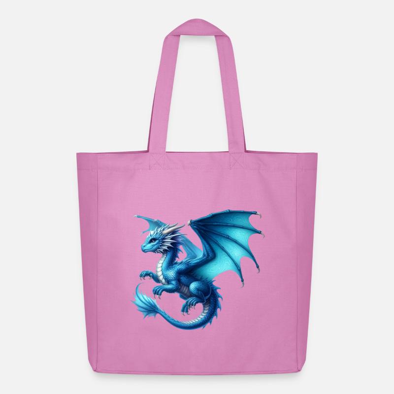 Drache - Midweight recycelter Stoffbeutel von Stanley/Stella - Pink