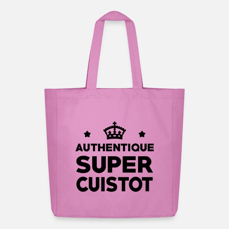 Super Chef - Kitchen - Cook - Midweight Recycled Tote Bag by Stanley/Stella - pink