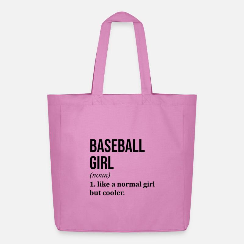 Base-ball - Tote bag Stanley/Stella Midweight recyclé - rose