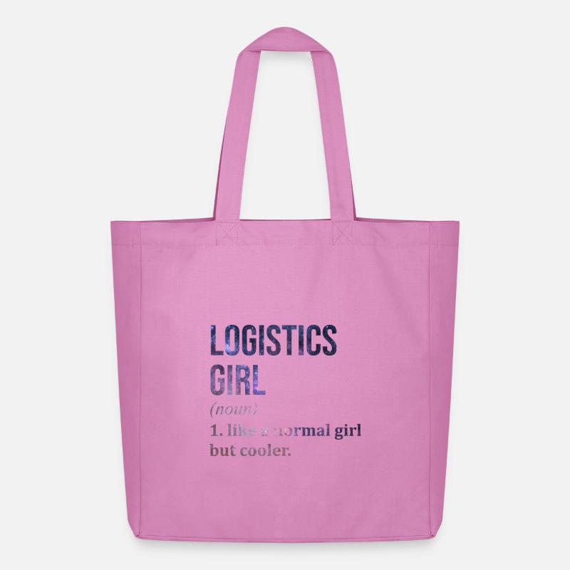 Logistik - Midweight recycelter Stoffbeutel von Stanley/Stella - Pink