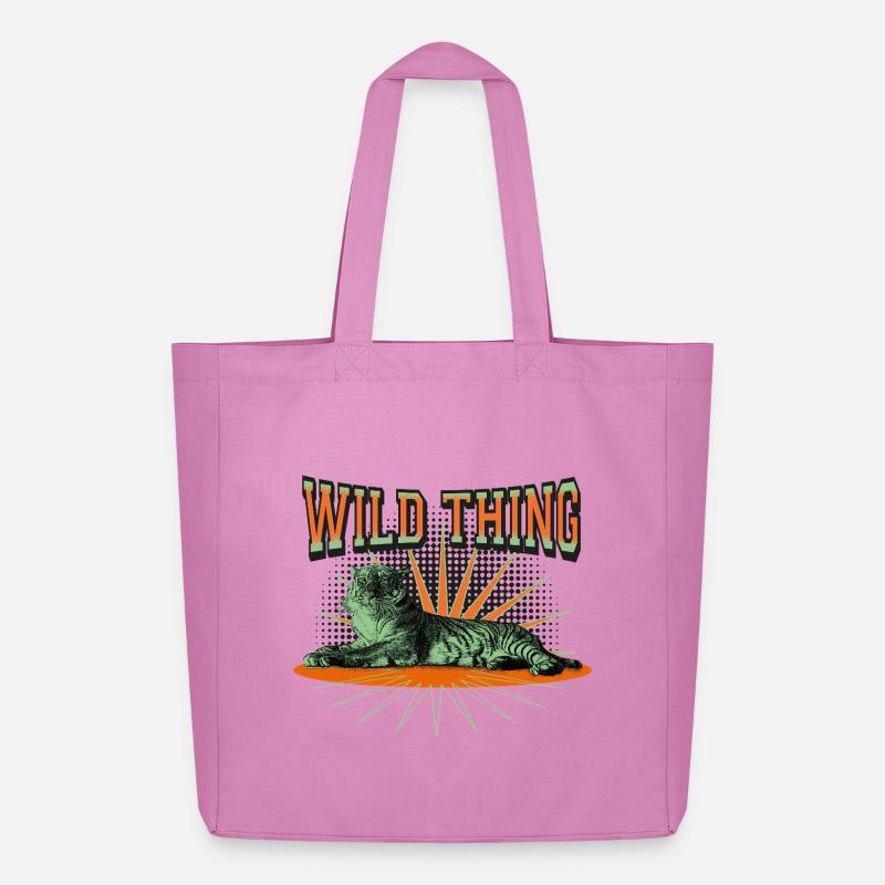Roaring Like a Tiger - Midweight recycelter Stoffbeutel von Stanley/Stella - Pink