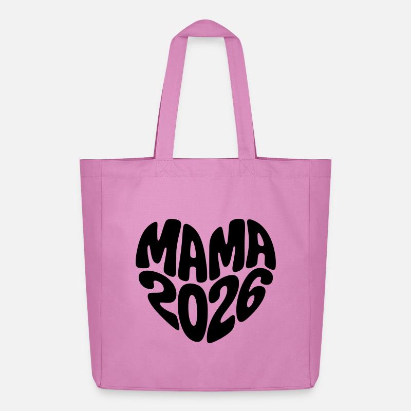 Mama 2026 - Midweight recycelter Stoffbeutel von Stanley/Stella - Pink