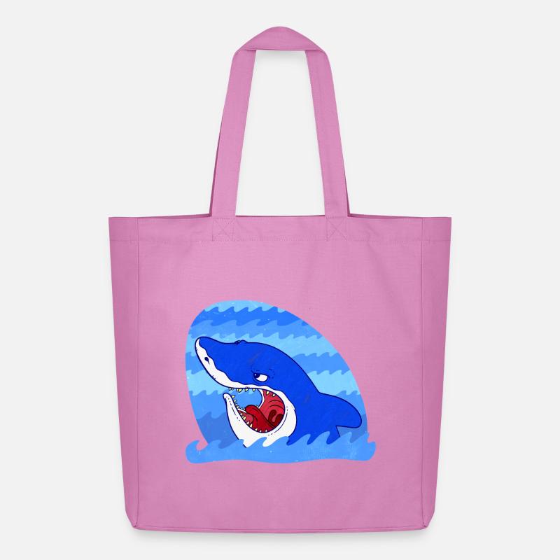 Grim Shark - Midweight recycelter Stoffbeutel von Stanley/Stella - Pink