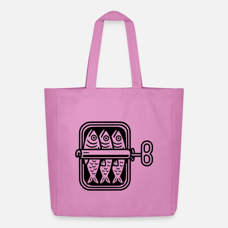 sardinen dose - Midweight recycelter Stoffbeutel von Stanley/Stella - Pink