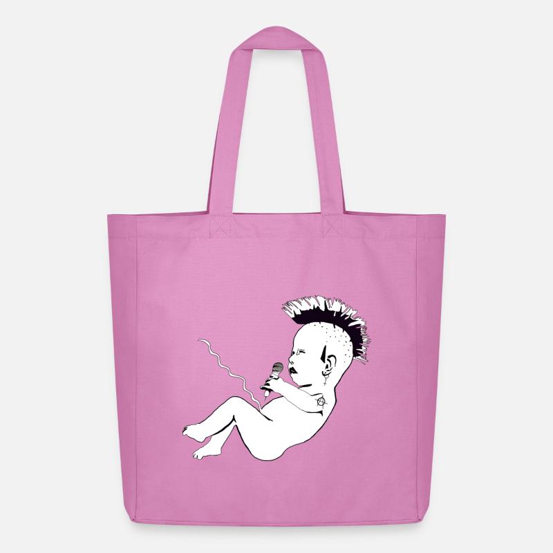Punks not dead - Midweight recycelter Stoffbeutel von Stanley/Stella - Pink