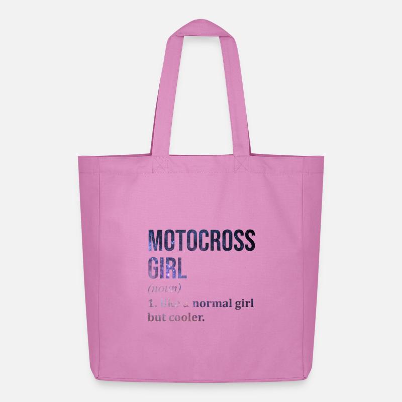Motocross - Midweight recycelter Stoffbeutel von Stanley/Stella - Pink
