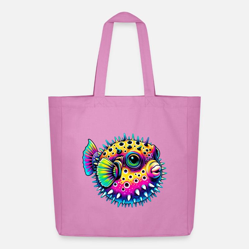 Kugelfisch - Midweight recycelter Stoffbeutel von Stanley/Stella - Pink