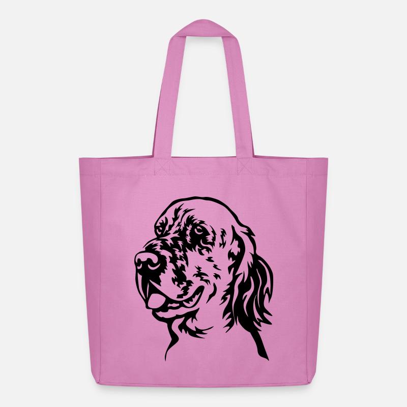 Chef de setter anglais - Tote bag Stanley/Stella Midweight recyclé - rose