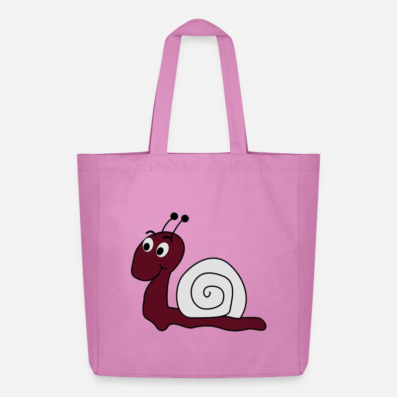 coole Schnecke - Midweight recycelter Stoffbeutel von Stanley/Stella - Pink