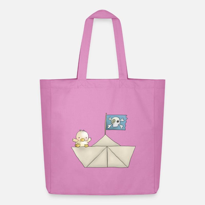 Kleiner Seeräuber - Midweight recycelter Stoffbeutel von Stanley/Stella - Pink