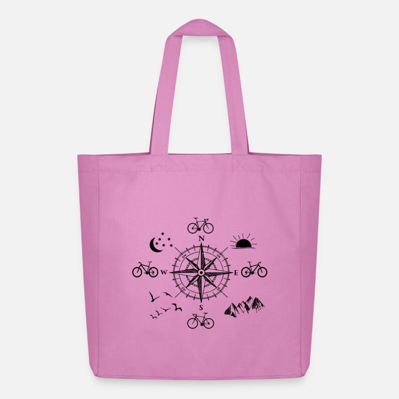 Fahrrad - Midweight recycelter Stoffbeutel von Stanley/Stella - Pink